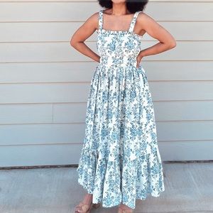 Daydress UK Florence sundress in Blue Chintz - M